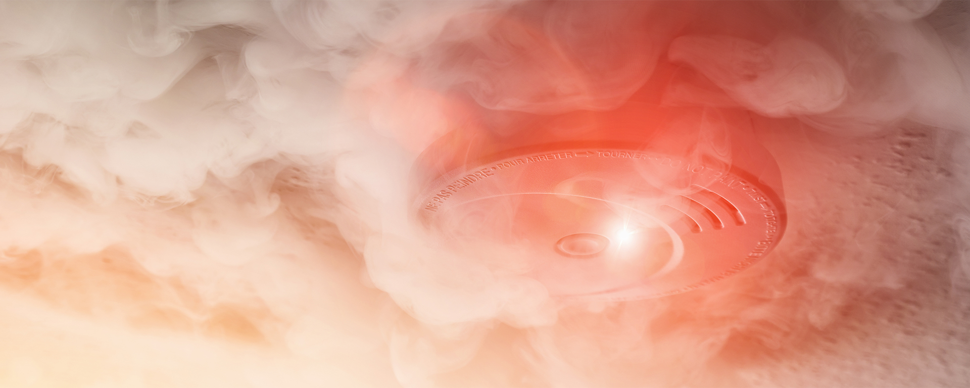 smoke around a smoke detector